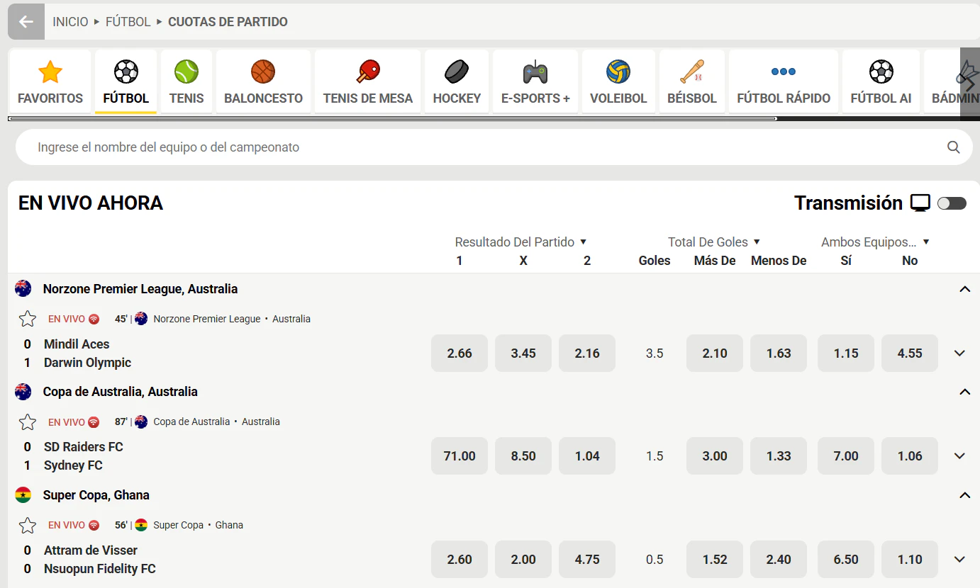 Fezbet Casino apuestas deportivas y esports