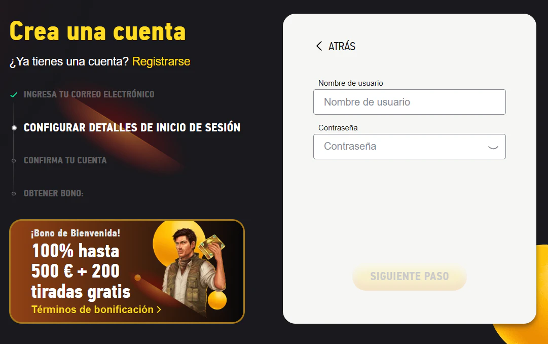 Fezbet Casino registro e inicio de sesión